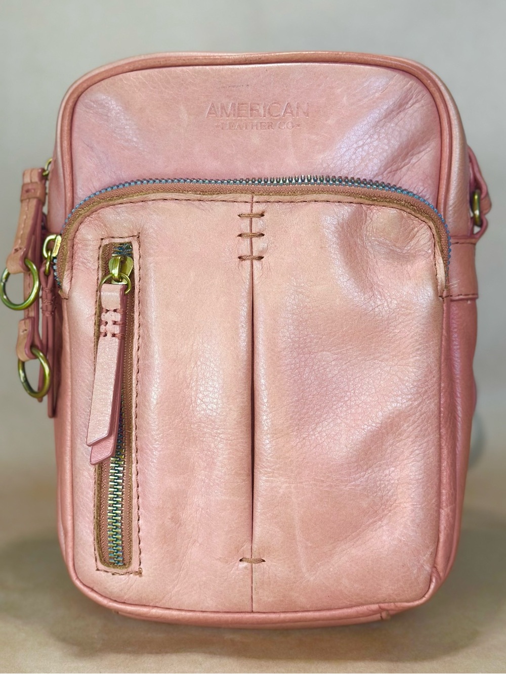 American Leather Co. Cleveland Crossbody in Sunkissed